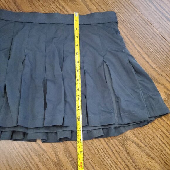 ADIDAS BY STELLA MCCARTNEY Grey Pleated Tennis Skirt Sz Medium - Picture 7 of 7